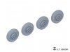 E.T. Model P35-105 WWII German Sd.Kfz.234 Large Diameter Weighted Wheels Type.5 1/35